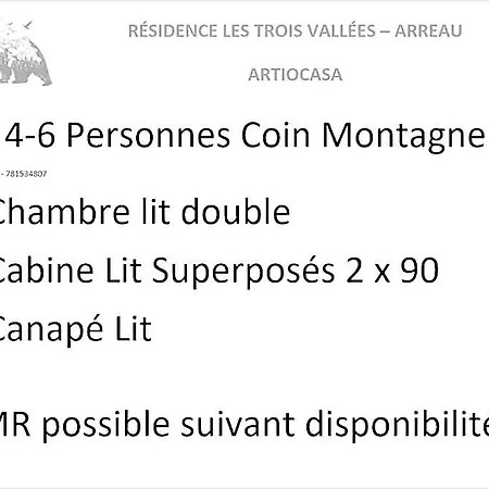 Apartman Les Trois Vallees - *
